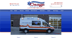 Desktop Screenshot of osageambulances.com