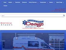 Tablet Screenshot of osageambulances.com
